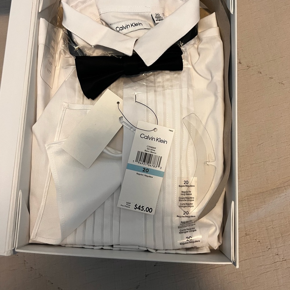 Boys tuxedo shirt